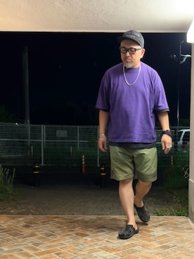 「アイテム（メガネ）」を使った、gottusoさん（メンズ・179cm）の夏コーディネート