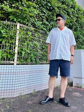 「HERMES（エルメス）のアイテム」を使った、gottusoさん（メンズ・179cm）の夏コーディネート