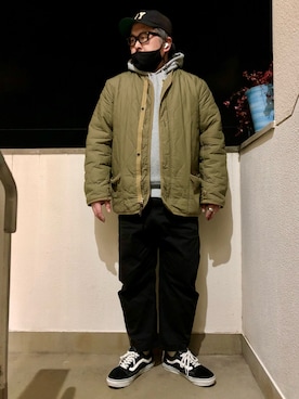 「Buzz Rickson's（バズリクソンズ）のアイテム（ブルゾン）」を使った、gottusoさん（メンズ・179cm）の冬コーディネート