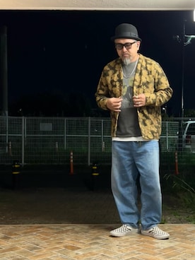 「アイテム（カーディガン/ボレロ）」を使った、gottusoさん（メンズ・179cm）の秋コーディネート