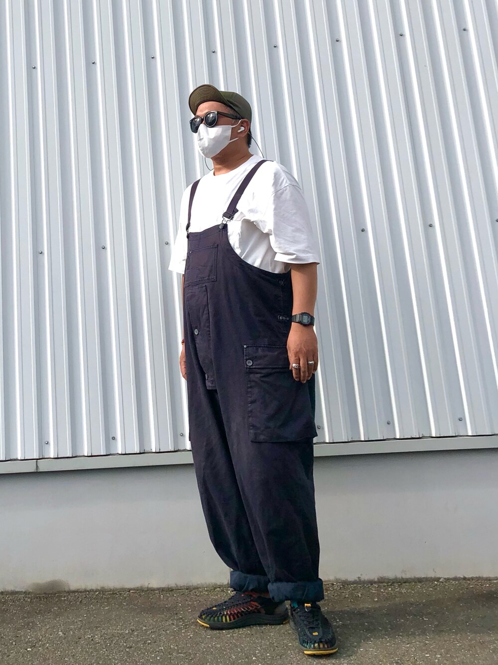 NAVAL DUNGAREE Nigel Cabourn 48 オーバーオール Brand New] Nigel Cabourn Livero Japan Denim Naval Dungarees