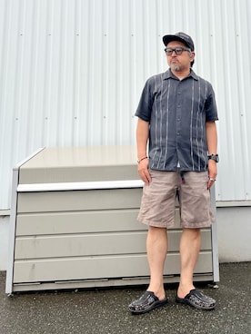「アイテム（帽子）」を使った、gottusoさん（メンズ・179cm）の夏コーディネート