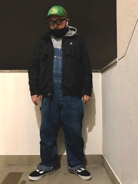 「Carhartt（カーハート）のアイテム（ナイロンジャケット）」を使った、gottusoさん（メンズ・179cm）の秋コーディネート