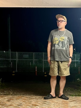「アイテム（ブラウン系）」を使った、gottusoさん（メンズ・179cm）の夏コーディネート