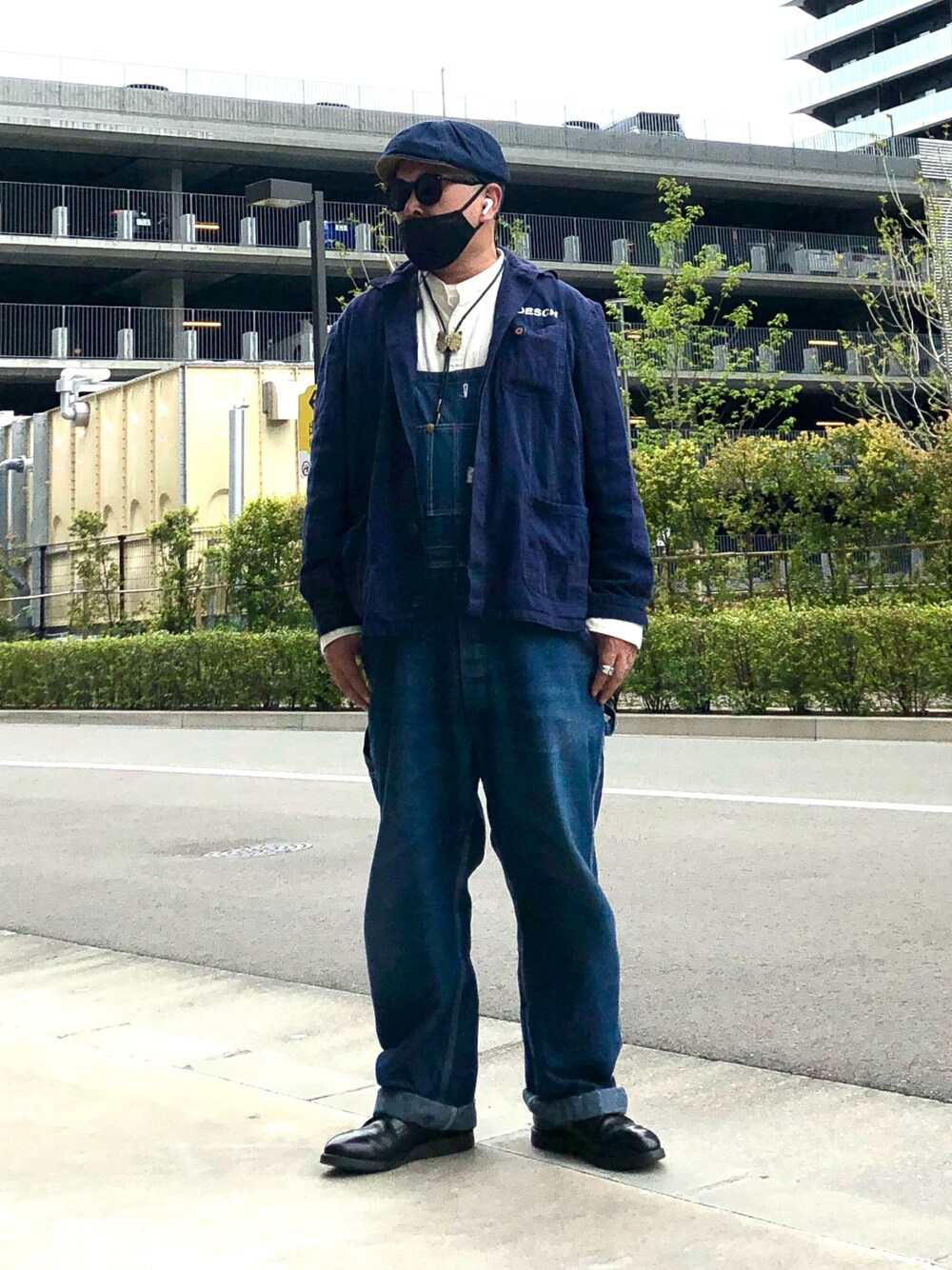 ZIP付きドロストコクーンサロペット｜ファッション通販のSTRIPE CLUB