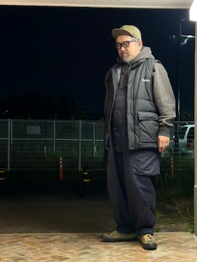 「アイテム（オールインワン・サロペット）」を使った、gottusoさん（メンズ・179cm）の秋コーディネート