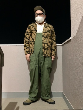 「FULLCOUNT（フルカウント）のアイテム（トップス）」を使った、gottusoさん（メンズ・179cm）の春コーディネート