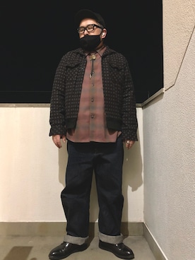 「Needles（ニードルス）のアイテム（アクセサリー）」を使った、gottusoさん（メンズ・179cm）の秋コーディネート