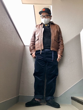 「ANONYMOUSISM（アノニマスイズム）のアイテム」を使った、gottusoさん（メンズ・179cm）の冬コーディネート