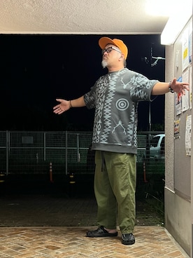「アイテム（サンダル）」を使った、gottusoさん（メンズ・179cm）の秋コーディネート
