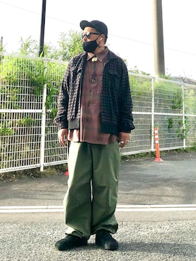 「ループタイ」｜「アイテム（サンダル）」を使った、gottusoさん（メンズ・179cm）の春コーディネート