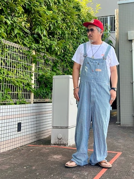 「Good On(グッドオン)のアイテム」を使った、gottusoさん(メンズ・179cm)の夏コーディネート