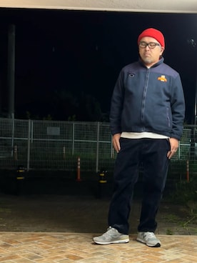 「VINTAGE（ヴィンテージ）のアイテム（ニットキャップ/ビーニー）」を使った、gottusoさん（メンズ・179cm）の秋コーディネート