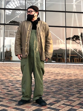 「Buzz Rickson's（バズリクソンズ）のアイテム（ブルゾン）」を使った、gottusoさん（メンズ・179cm）の春コーディネート
