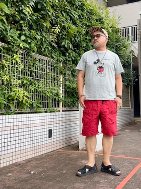 「CHROME HEARTS（クロムハーツ）のアイテム」を使った、gottusoさん（メンズ・179cm）の夏コーディネート
