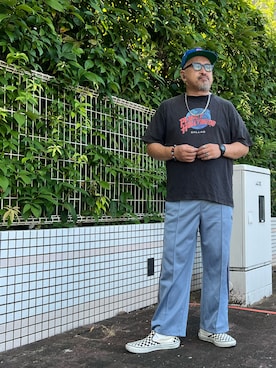 「CHROME HEARTS（クロムハーツ）のアイテム」を使った、gottusoさん（メンズ・179cm）の夏コーディネート