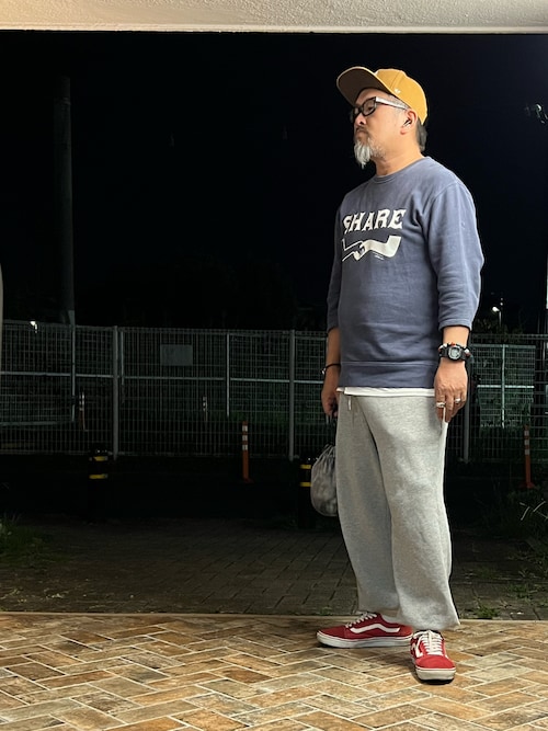 スウェットパンツを使った「47 BRAND」の人気ファッション