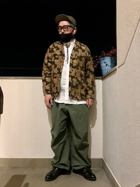 「Needles（ニードルス）のアイテム（アクセサリー）」を使った、gottusoさん（メンズ・179cm）の春コーディネート