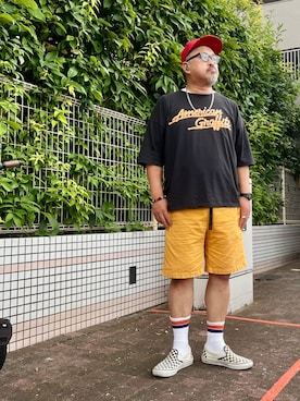 「CHROME HEARTS（クロムハーツ）のアイテム」を使った、gottusoさん（メンズ・179cm）の夏コーディネート