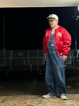 「スタジャン」｜gottusoさん（メンズ・179cm）の春コーディネート