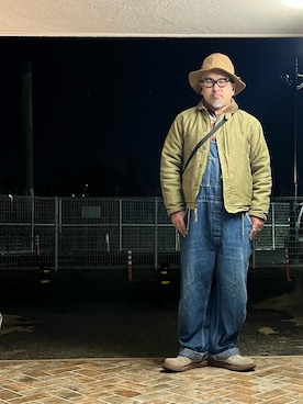 「Buzz Rickson's（バズリクソンズ）のアイテム」を使った、gottusoさん（メンズ・179cm）の冬コーディネート