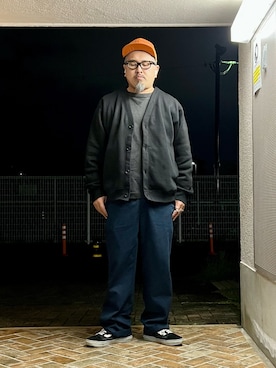 「RED KAP（レッドキャップ）のアイテム（チノパンツ）」を使った、gottusoさん（メンズ・179cm）の秋コーディネート