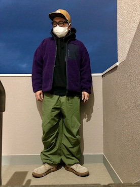 「Carhartt WIP（カーハートダブリューアイピー）のアイテム（キャップ）」を使った、gottusoさん（メンズ・179cm）の冬コーディネート