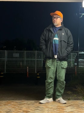 「アイテム（メガネ）」を使った、gottusoさん（メンズ・179cm）の冬コーディネート