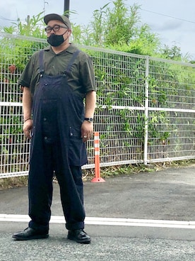 「KEEN（キーン）のアイテム（ファッション雑貨、ブラック系）」を使った、gottusoさん（メンズ・179cm）の夏コーディネート