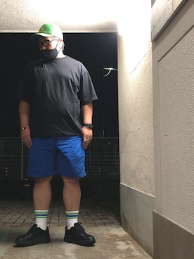 「メッシュキャップ」｜「アイテム（アクセサリー）」を使った、gottusoさん（メンズ・179cm）の秋コーディネート
