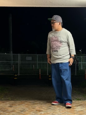 「アイテム（メガネ）」を使った、gottusoさん（メンズ・179cm）の秋コーディネート