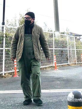「Buzz Rickson's（バズリクソンズ）のアイテム（ブルゾン）」を使った、gottusoさん（メンズ・179cm）の冬コーディネート