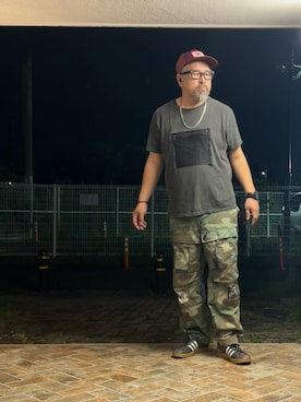 「VINTAGE（ヴィンテージ）のアイテム」を使った、gottusoさん（メンズ・179cm）の秋コーディネート