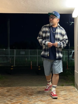 「ハーフパンツ」｜gottusoさん（メンズ・179cm）の秋コーディネート