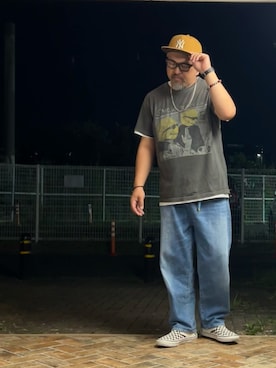 「アメカジコーデ」｜「アイテム（トップス）」を使った、gottusoさん（メンズ・179cm）の秋コーディネート