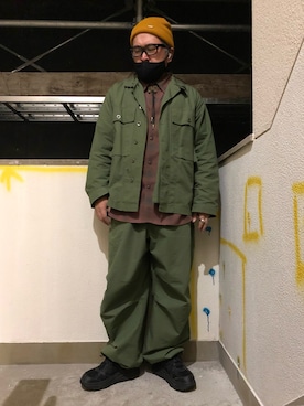 「Needles（ニードルス）のアイテム（アクセサリー）」を使った、gottusoさん（メンズ・179cm）の秋コーディネート