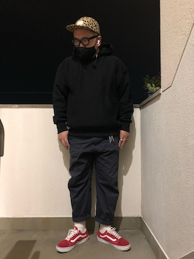 「Champion（チャンピオン）のアイテム（レッグウェア）」を使った、gottusoさん（メンズ・179cm）の秋コーディネート