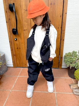 「5歳」｜「アイテム（ベスト）」を使った、anjiさん（キッズ・110cm）の春コーディネート