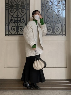 「Amiur（エミレ）のアイテム」を使った、ichinoさん（レディース・155cm）の冬コーディネート