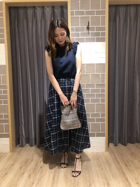 はるかさん（レディース・161cm）の夏コーディネート