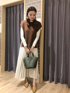 はるかさん（レディース・161cm）の秋コーディネート