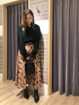 はるかさん（レディース・161cm）の秋コーディネート