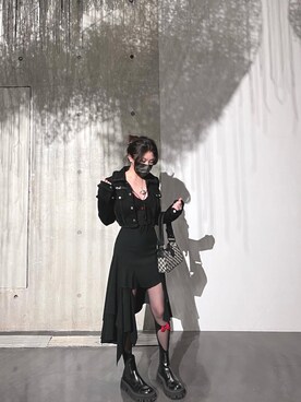 「MISBHV（ミスビヘイブ）のアイテム」を使った、G aさん（レディース・160cm）の春コーディネート