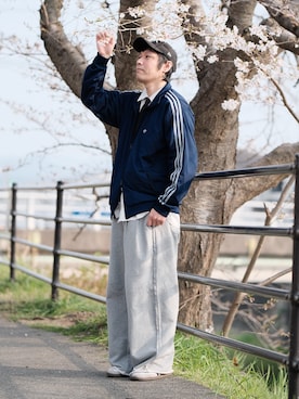 よじ【頑張らない40代コーデ】さん（メンズ・178cm）の春コーディネート