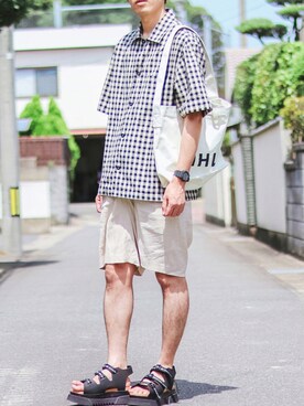 よじ【頑張らない40代コーデ】さん（メンズ・178cm）の夏コーディネート