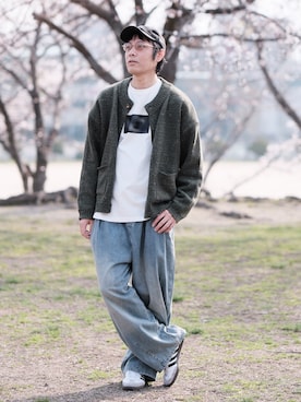 「remer（リメール）のアイテム」を使った、よじ【頑張らない40代コーデ】さん（メンズ・178cm）の春コーディネート