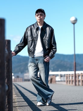 「GLOBAL WORK（グローバルワーク）のアイテム」を使った、よじ【頑張らない40代コーデ】さん（メンズ・178cm）の冬コーディネート