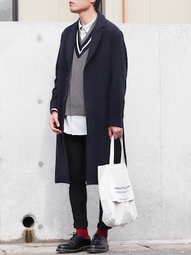 よじ【頑張らない40代コーデ】さん（メンズ・177cm）の冬コーディネート