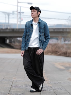 「GLOBAL WORK（グローバルワーク）のアイテム」を使った、よじ【頑張らない40代コーデ】さん（メンズ・177cm）の冬コーディネート