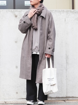 「EMMA  CLOTHES」｜「アイテム（スウェット）」を使った、ノエル（40代お洒落コーデ）さん（メンズ・177cm）の秋コーディネート